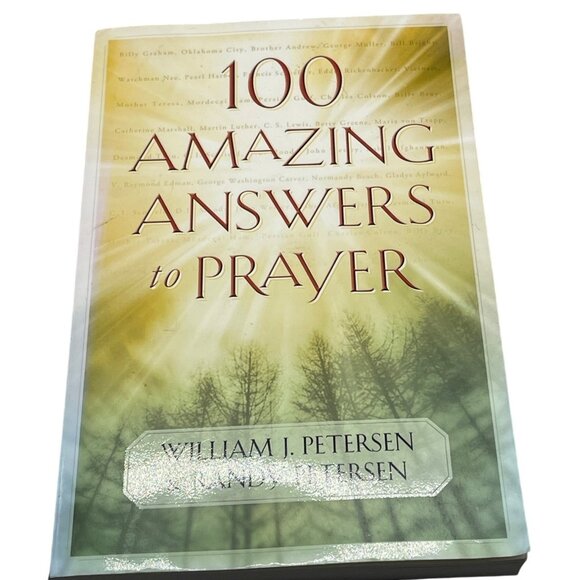 100 Amazing answers to prayer book William Petersen Randy Petersen READ - Picture 1 of 5